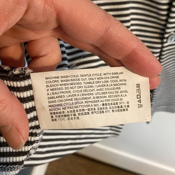 Theory Lowell Square Striped Tee MSRP $140 Great Reviews SZ S M L XL - Picture 11 of 11